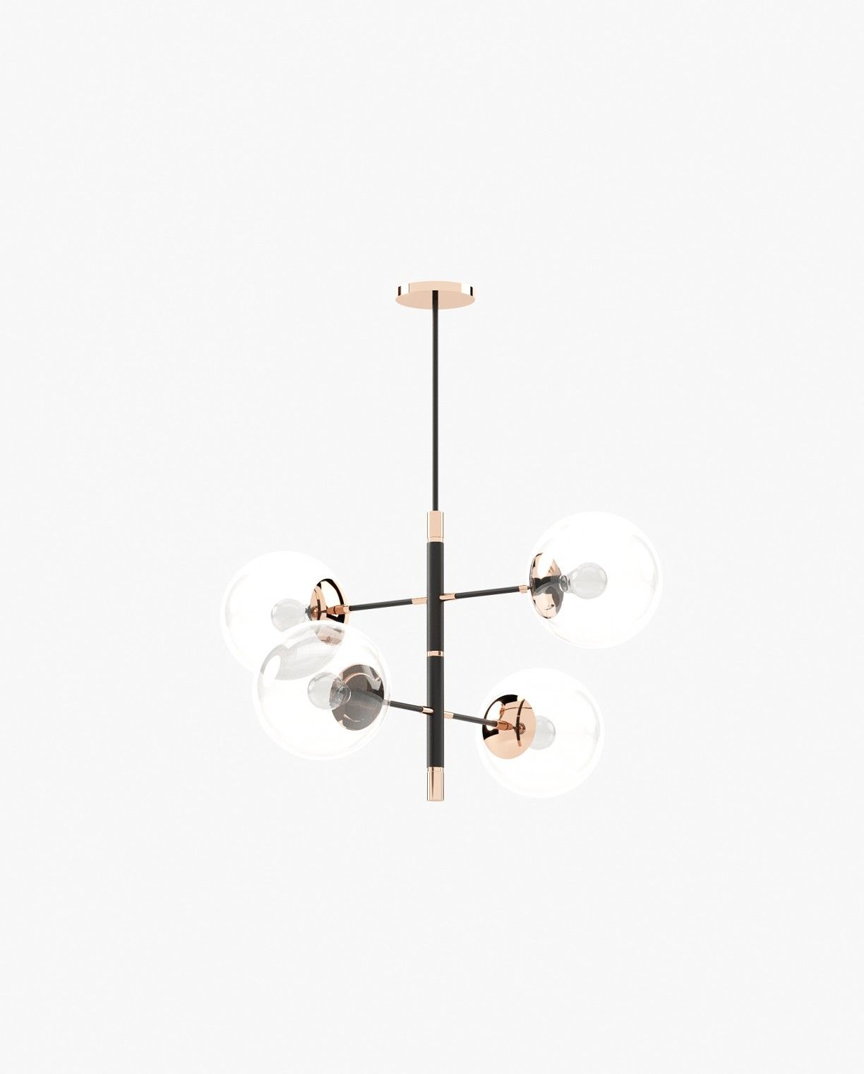 Laskasas MEREDITH Ceiling Light Copper Polished Stainless Steel - Araco Interiors