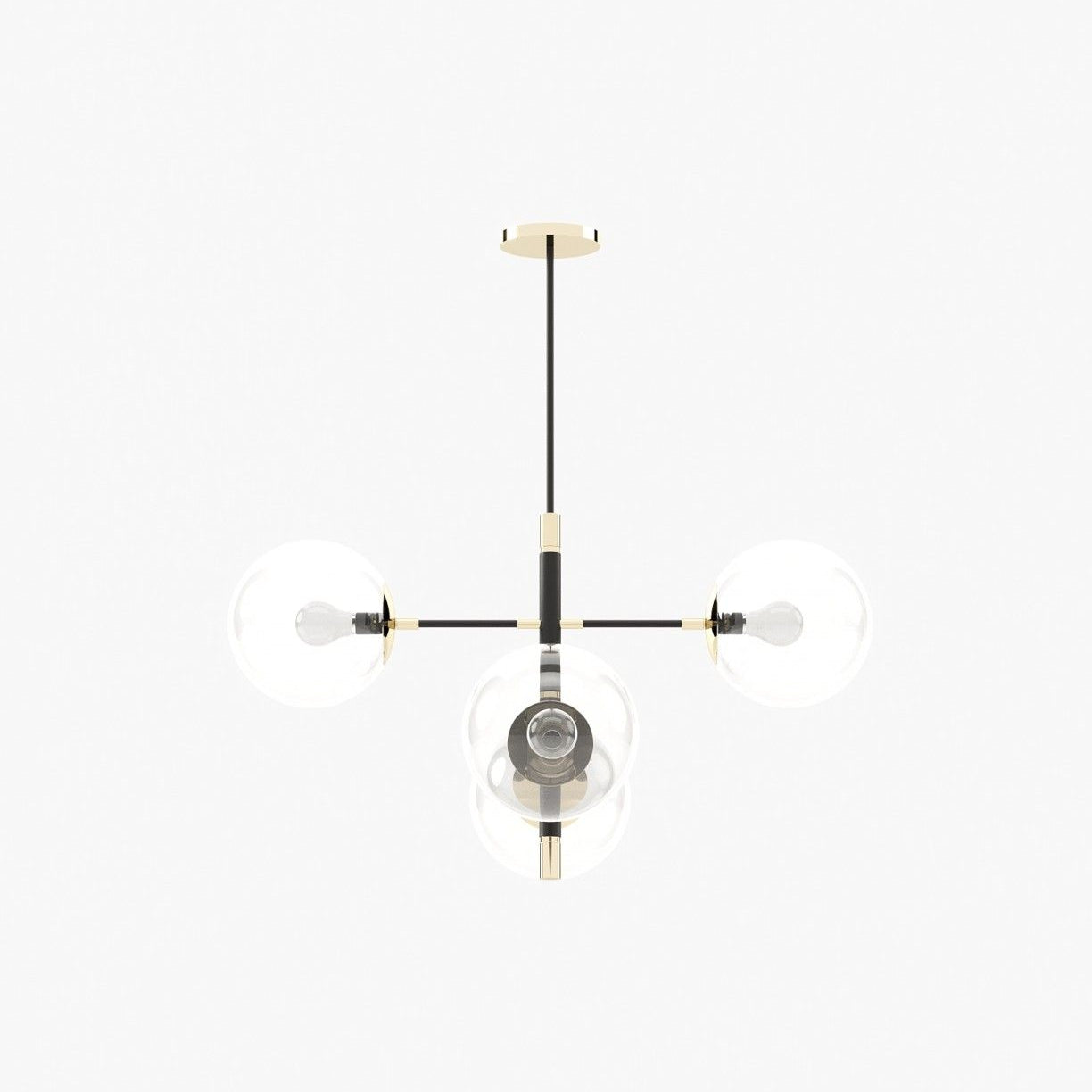 Laskasas MEREDITH Ceiling Light Gilded Polished Stainless Steel - Araco Interiors