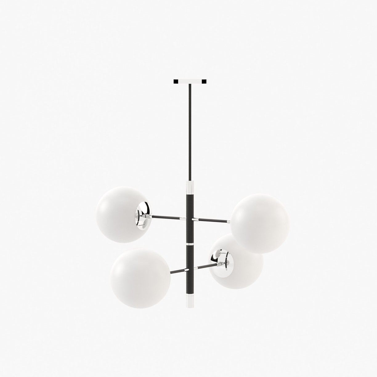 Laskasas MEREDITH Ceiling Light Polished Stainless Steel - Araco Interiors