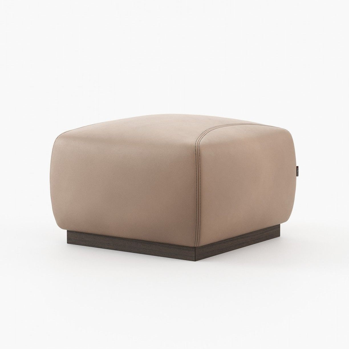 Laskasas MIKE Footstool & Pouf Seoul Terra Leather - Araco Interiors