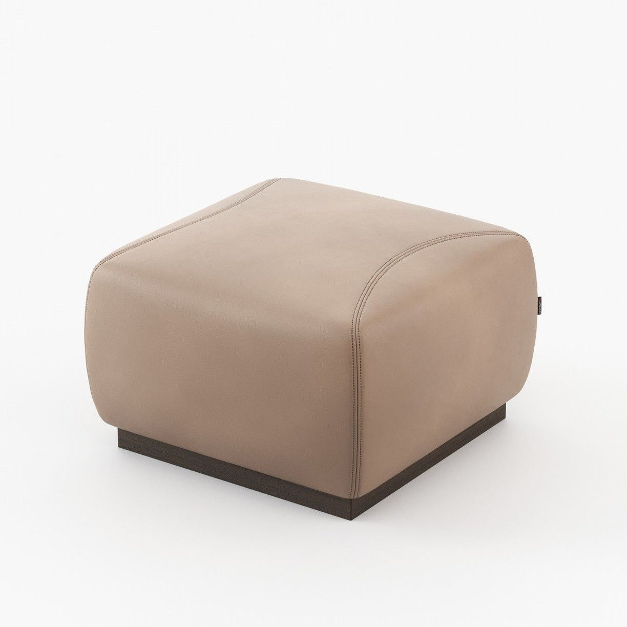 Laskasas MIKE Footstool & Pouf Seoul Terra Leather - Araco Interiors