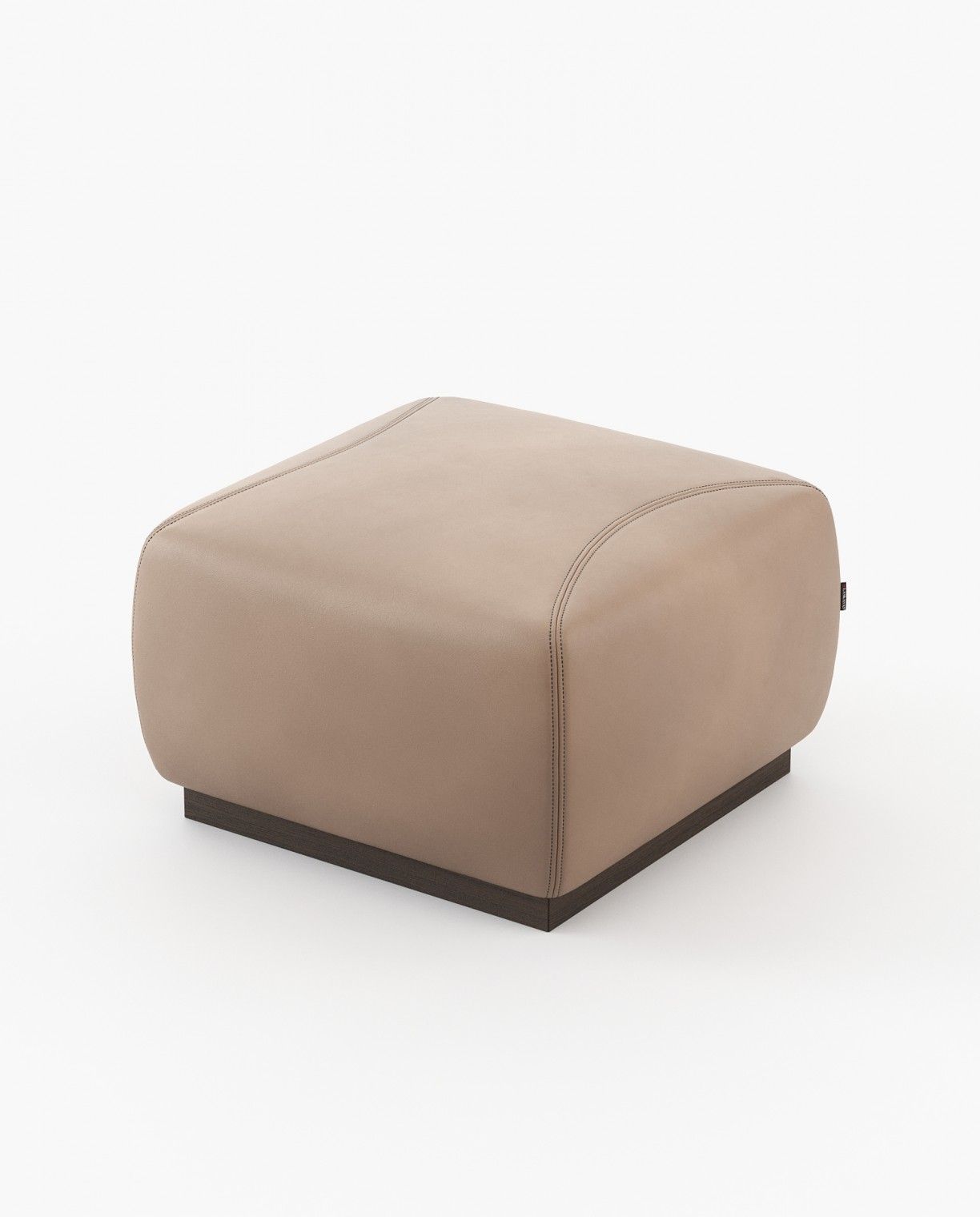 Laskasas MIKE Footstool & Pouf Seoul Terra Leather - Araco Interiors