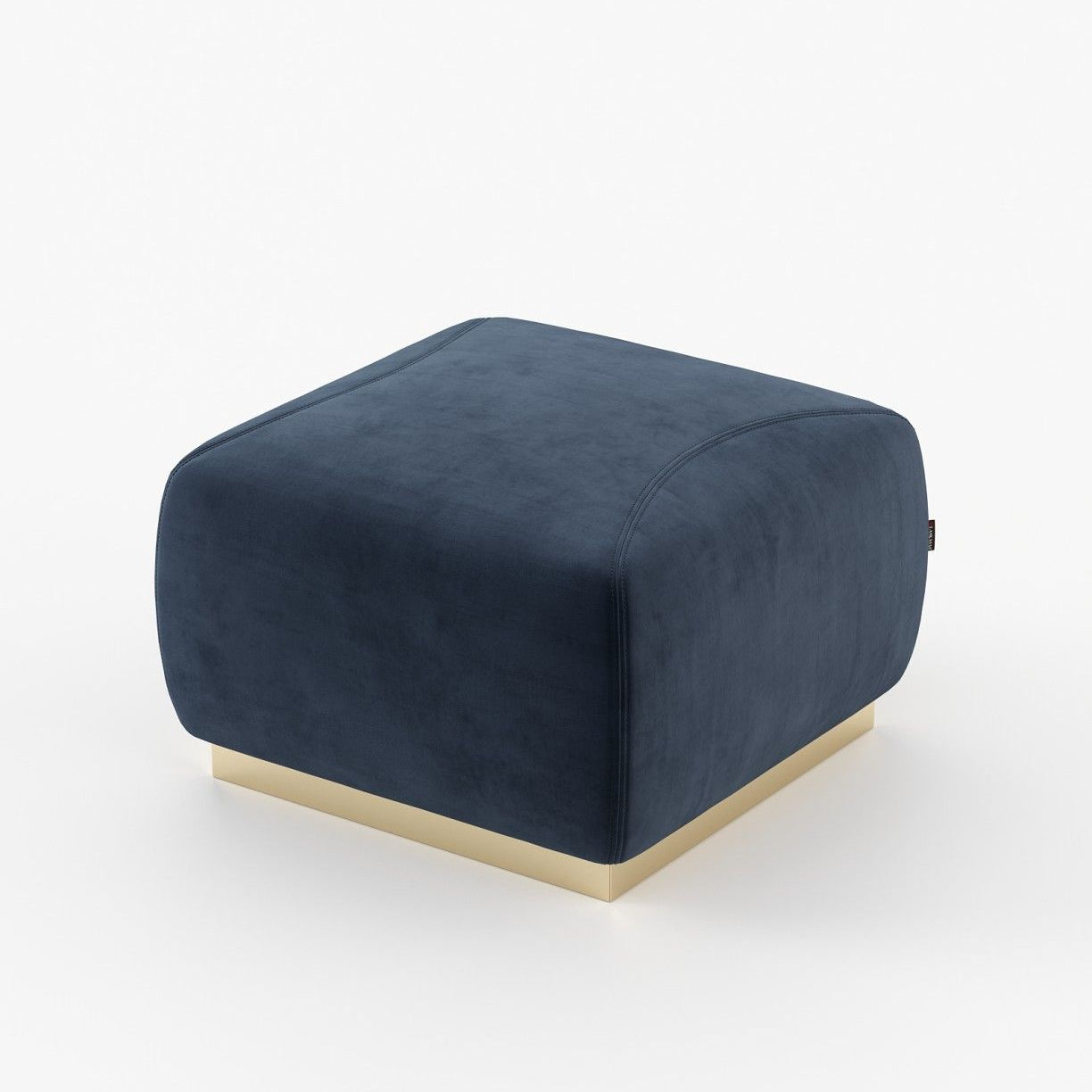 Laskasas MIKE Footstool & Pouf Vienna Deep Blue - Araco Interiors