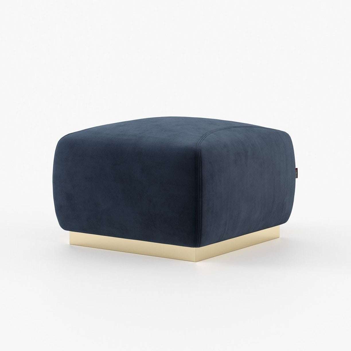 Laskasas MIKE Footstool & Pouf Vienna Deep Blue - Araco Interiors