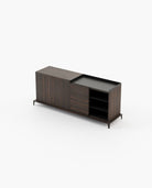 Laskasas MILOS Sideboard Smoked Eucalyptus Veneer Matte - Araco Interiors