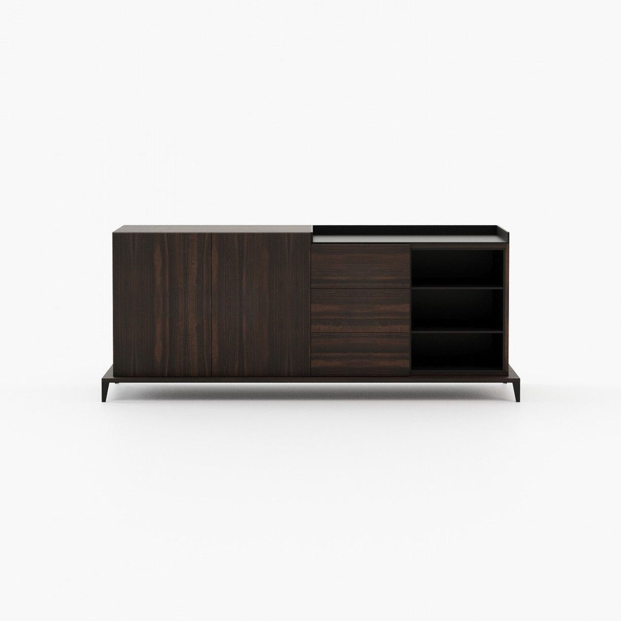 Laskasas MILOS Sideboard Smoked Eucalyptus Veneer Matte - Araco Interiors
