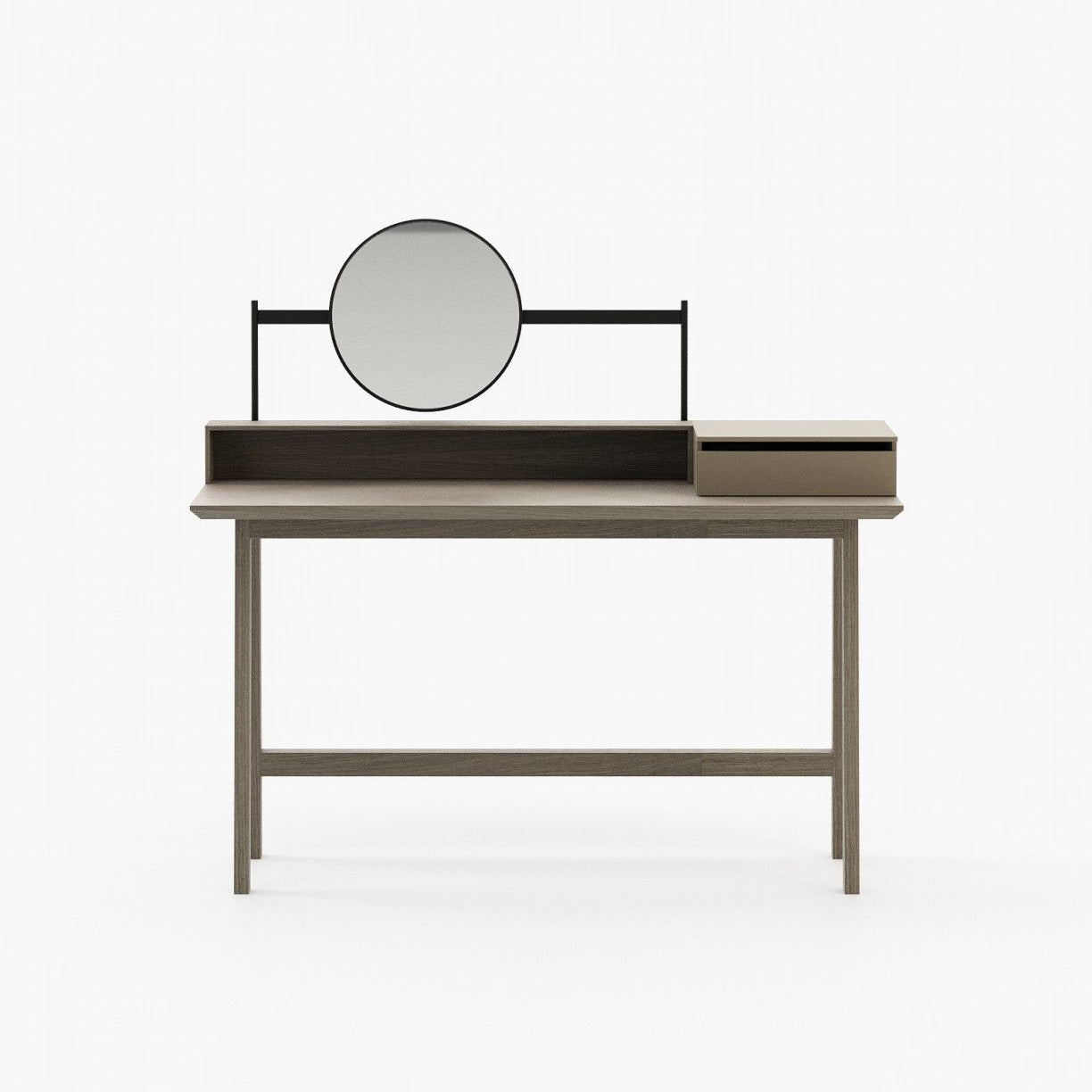 Laskasas MORETON Dressing Table Aged Oak Veneer Matte - Araco Interiors