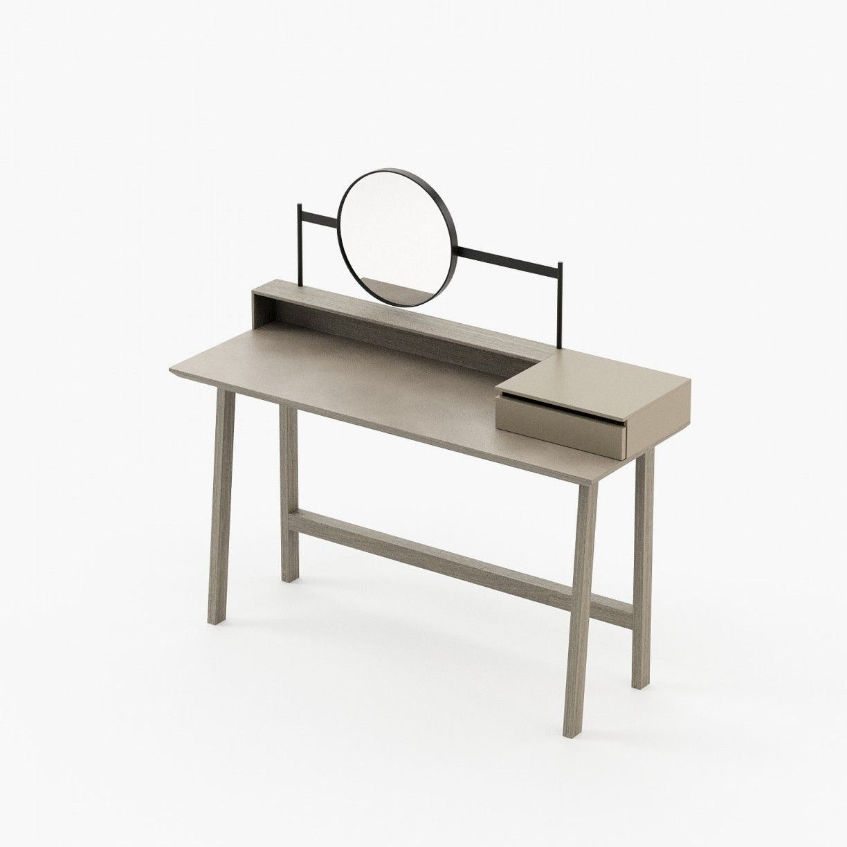 Laskasas MORETON Dressing Table Aged Oak Veneer Matte - Araco Interiors