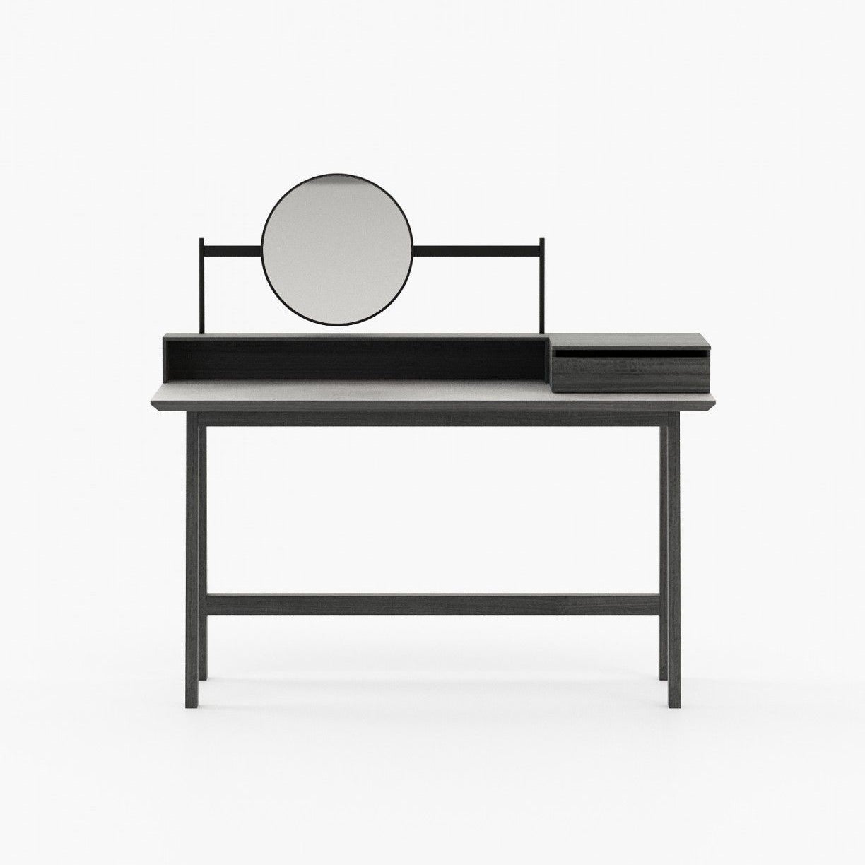 Laskasas MORETON Dressing Table Grey Eucalyptus Veneer Matte - Araco Interiors