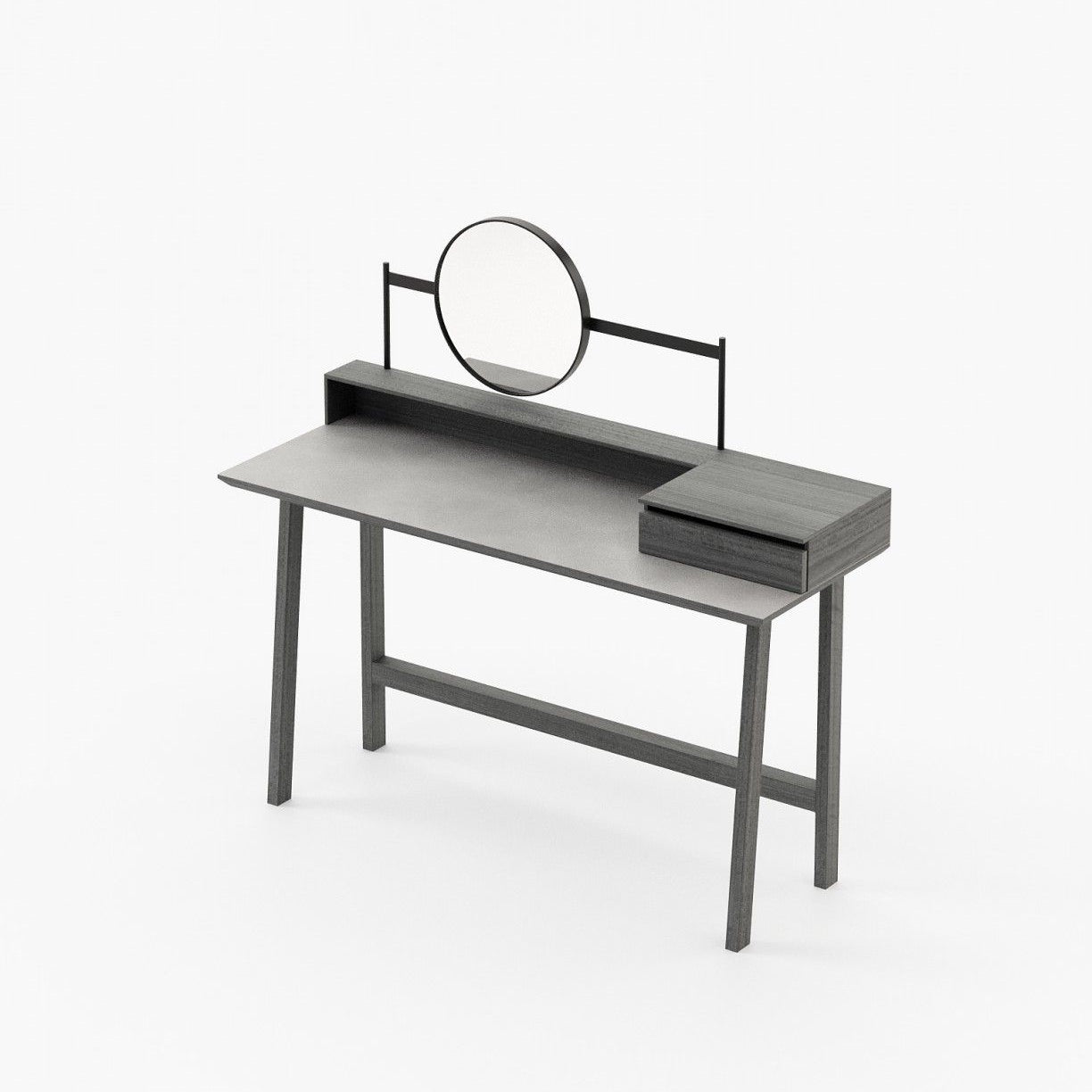 Laskasas MORETON Dressing Table Grey Eucalyptus Veneer Matte - Araco Interiors
