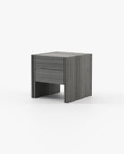 Laskasas MUCALA Bedside Cabinet & Table Grey Eucalyptus Veneer Matte - Araco Interiors
