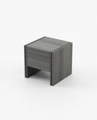 Laskasas MUCALA Bedside Cabinet & Table Grey Eucalyptus Veneer Matte - Araco Interiors
