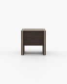 Laskasas MUCALA Bedside Cabinet & Table Smoked Eucalyptus Veneer Matte - Araco Interiors