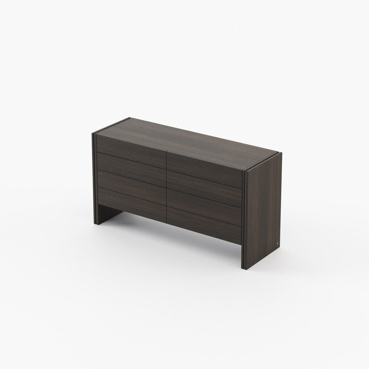 Laskasas MUCALA Set of 8 Chest of Drawers Aged Oak Veneer Matte - Araco Interiors