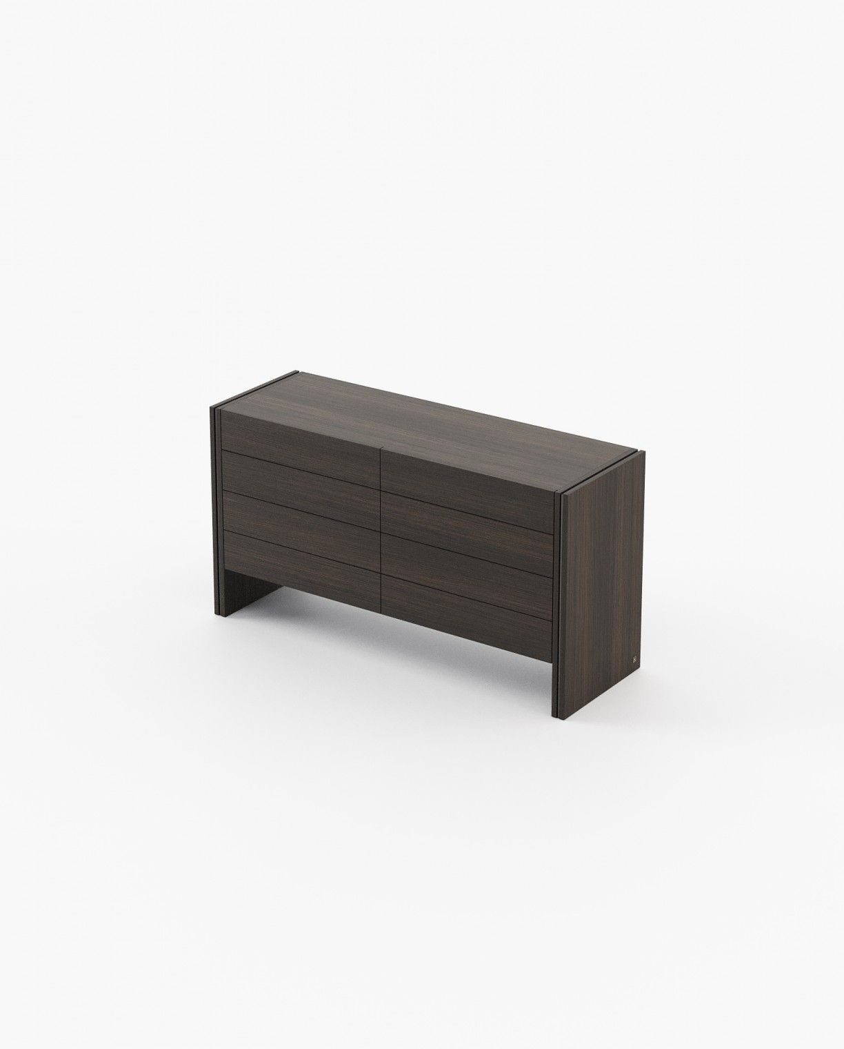 Laskasas MUCALA Set of 8 Chest of Drawers Aged Oak Veneer Matte - Araco Interiors