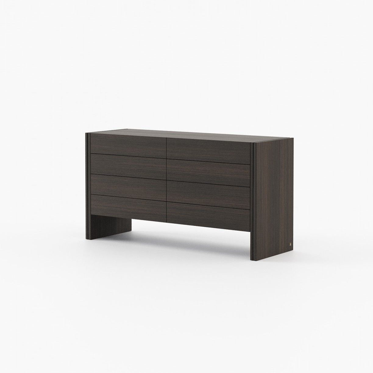 Laskasas MUCALA Set of 8 Chest of Drawers Aged Oak Veneer Matte - Araco Interiors