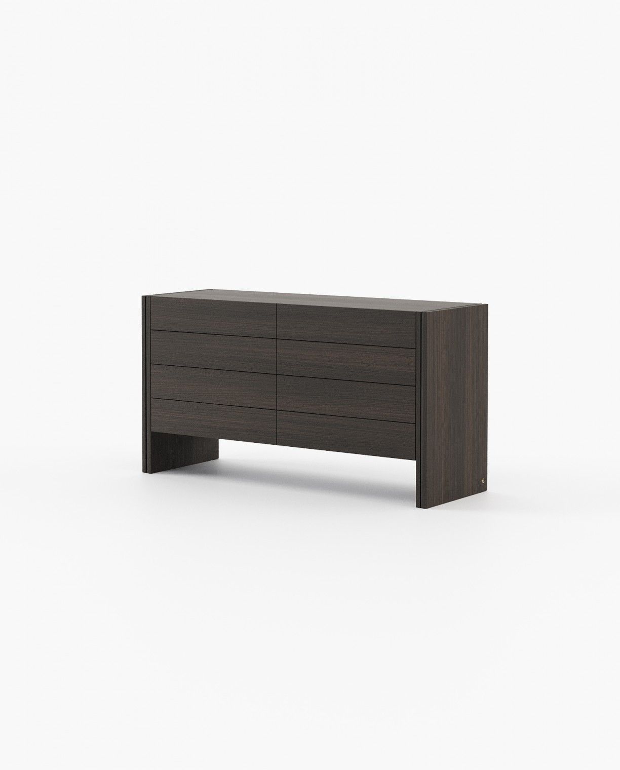 Laskasas MUCALA Set of 8 Chest of Drawers Aged Oak Veneer Matte - Araco Interiors
