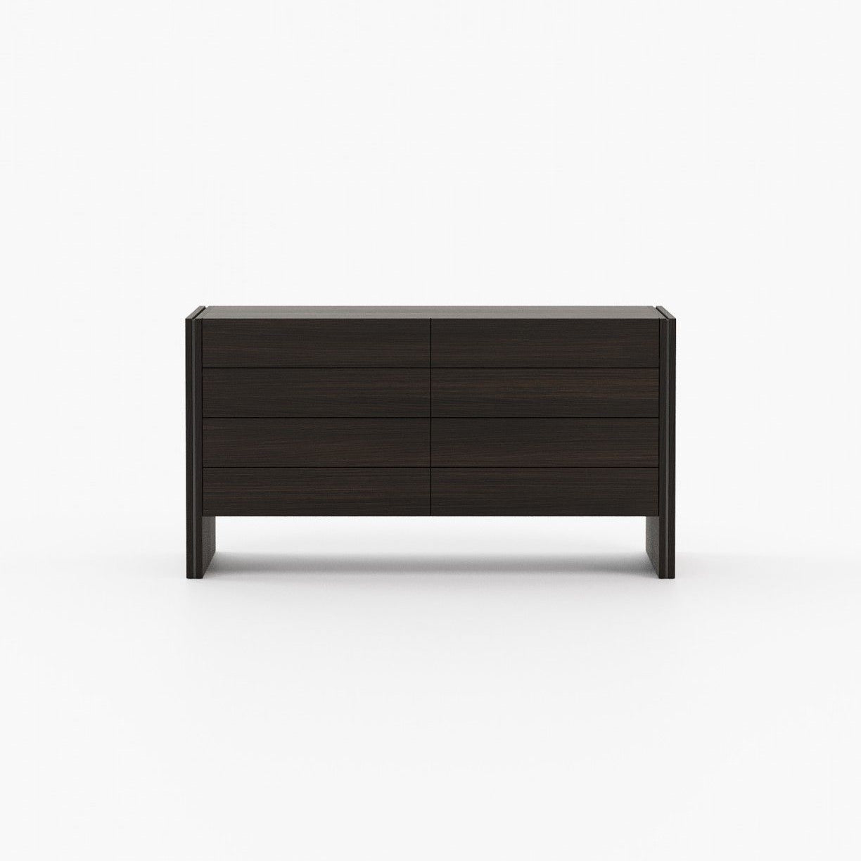 Laskasas MUCALA Set of 8 Chest of Drawers Aged Oak Veneer Matte - Araco Interiors