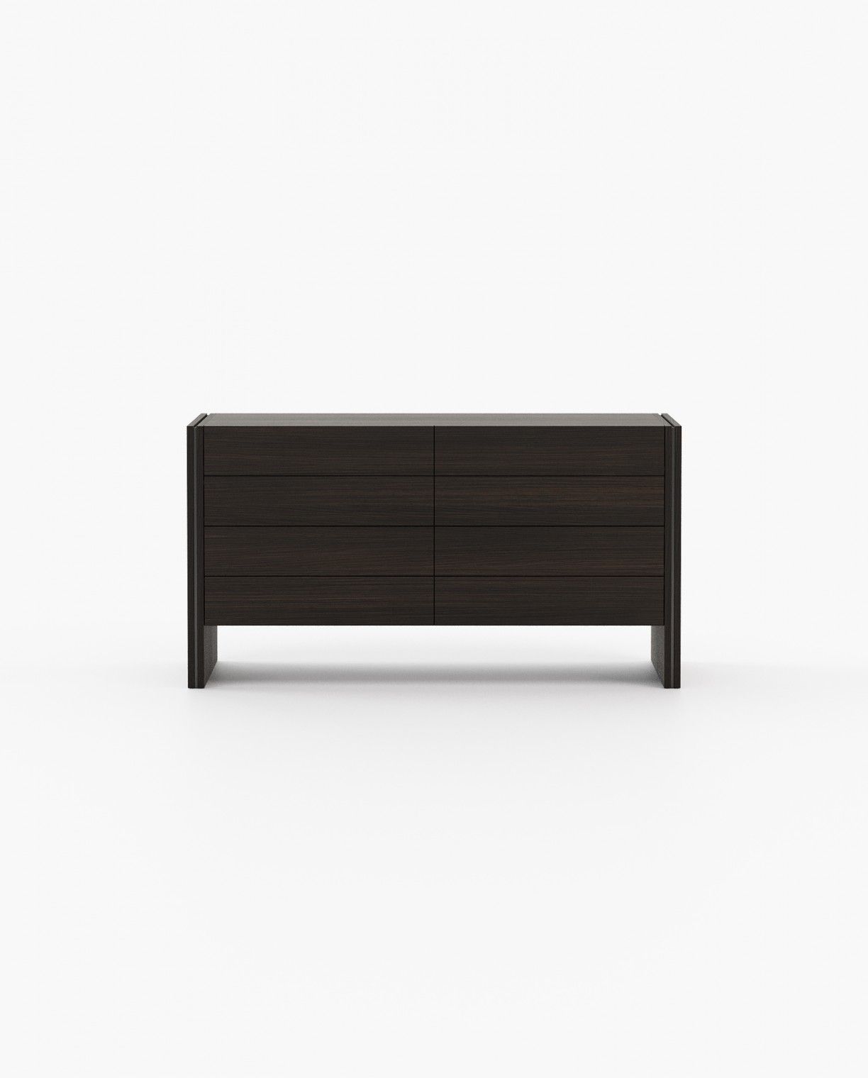 Laskasas MUCALA Set of 8 Chest of Drawers Aged Oak Veneer Matte - Araco Interiors