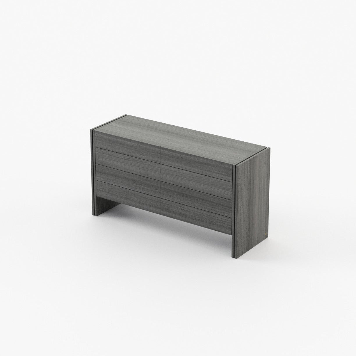Laskasas MUCALA Set of 8 Chest of Drawers Grey Eucalyptus Veneer Matte - Araco Interiors
