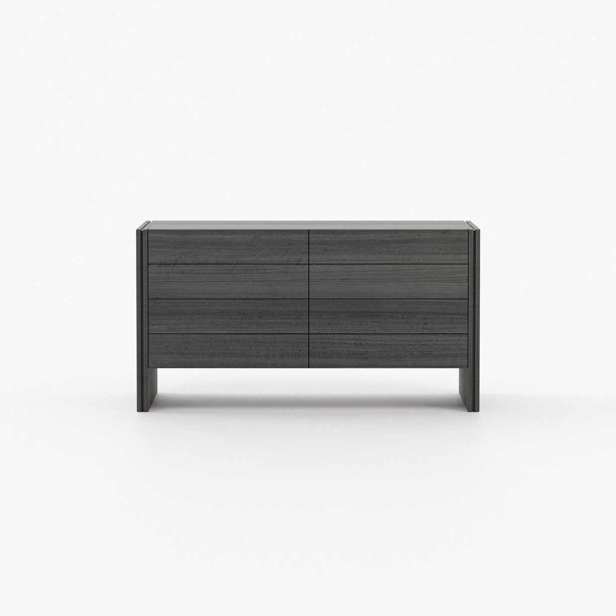 Laskasas MUCALA Set of 8 Chest of Drawers Grey Eucalyptus Veneer Matte - Araco Interiors