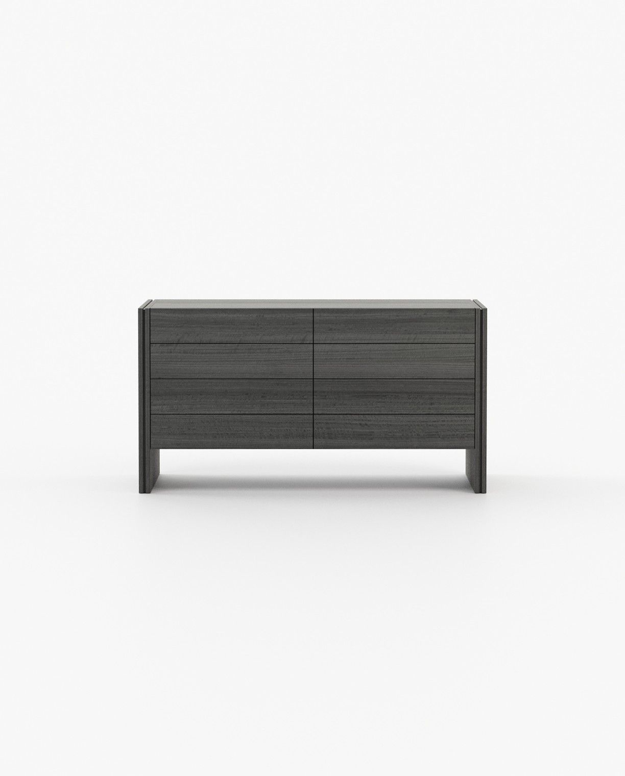 Laskasas MUCALA Set of 8 Chest of Drawers Grey Eucalyptus Veneer Matte - Araco Interiors