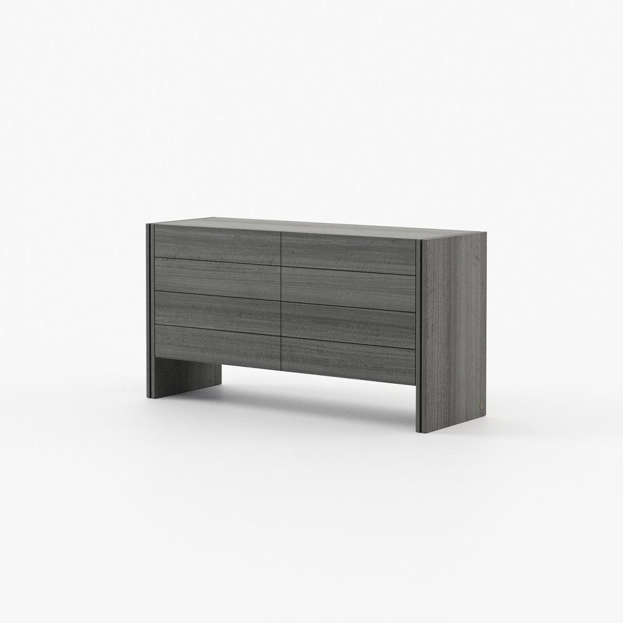 Laskasas MUCALA Set of 8 Chest of Drawers Grey Eucalyptus Veneer Matte - Araco Interiors