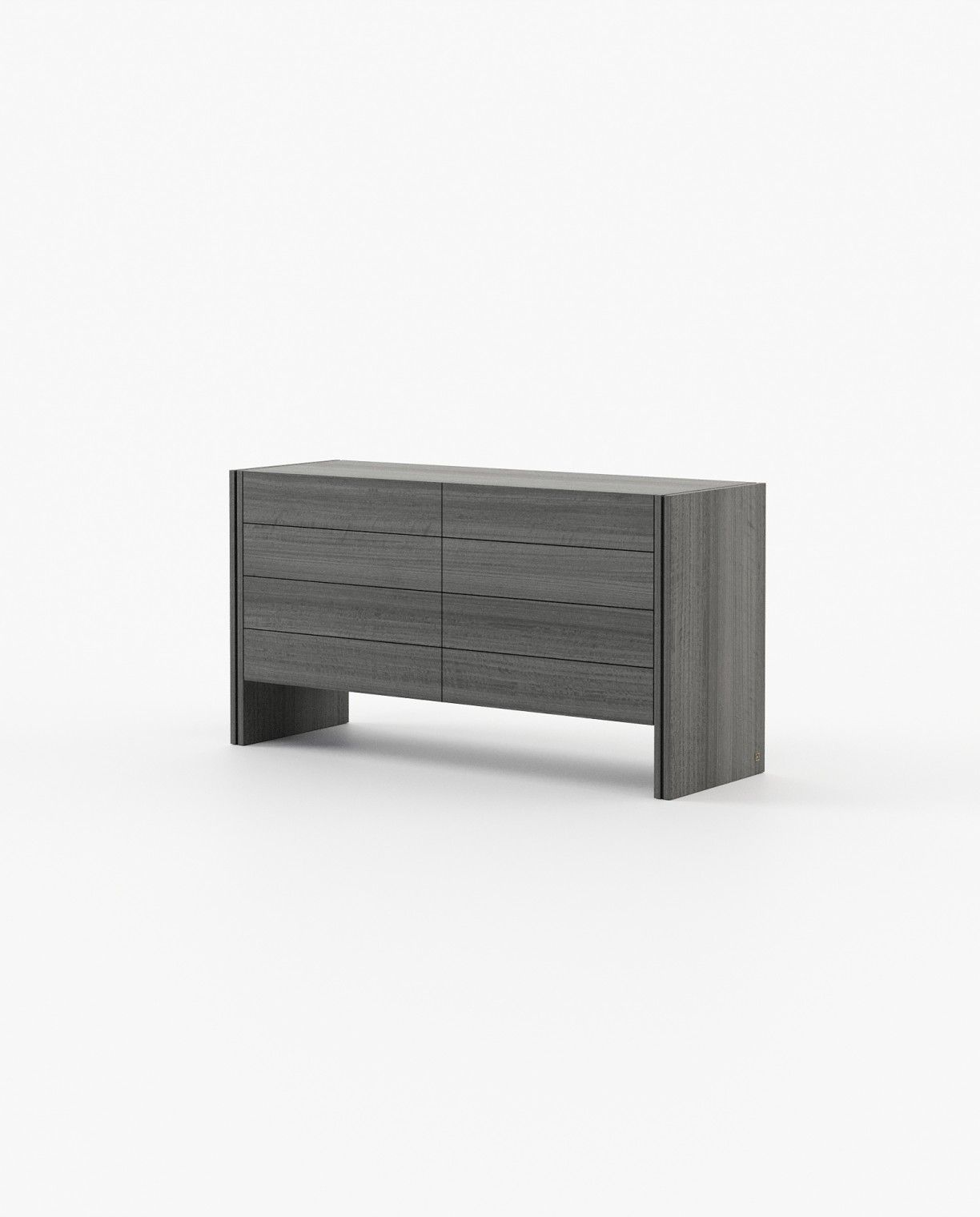 Laskasas MUCALA Set of 8 Chest of Drawers Grey Eucalyptus Veneer Matte - Araco Interiors