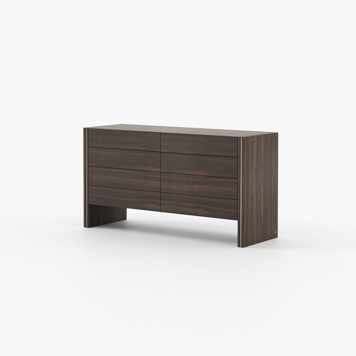 Laskasas MUCALA Set of 8 Chest of Drawers Smoked Eucalyptus Veneer Matte - Araco Interiors