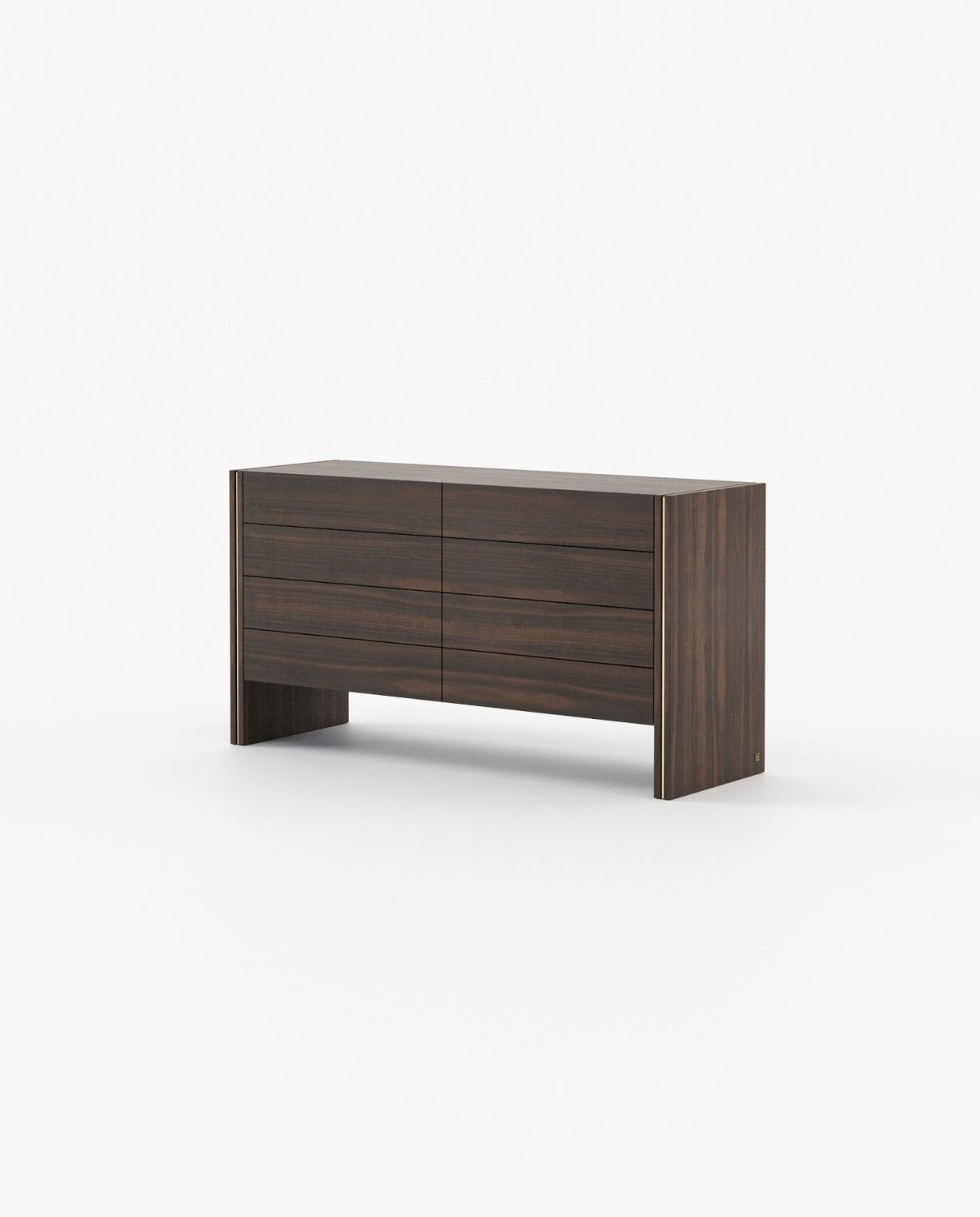 Laskasas MUCALA Set of 8 Chest of Drawers Smoked Eucalyptus Veneer Matte - Araco Interiors