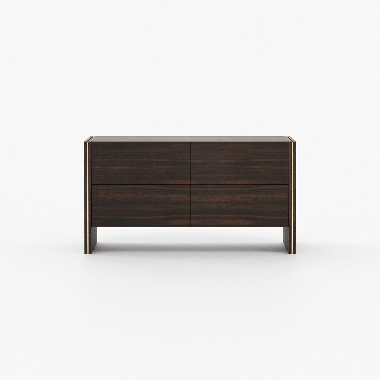 Laskasas MUCALA Set of 8 Chest of Drawers Smoked Eucalyptus Veneer Matte - Araco Interiors