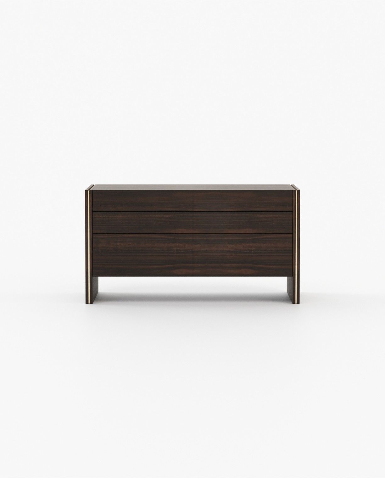 Laskasas MUCALA Set of 8 Chest of Drawers Smoked Eucalyptus Veneer Matte - Araco Interiors