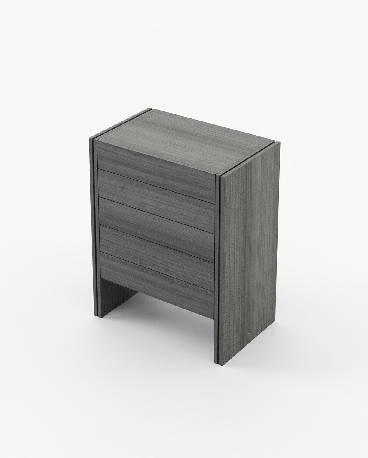 Laskasas MUCALA Tallboy Chest of Drawers Grey Eucalyptus Veneer Matte - Araco Interiors