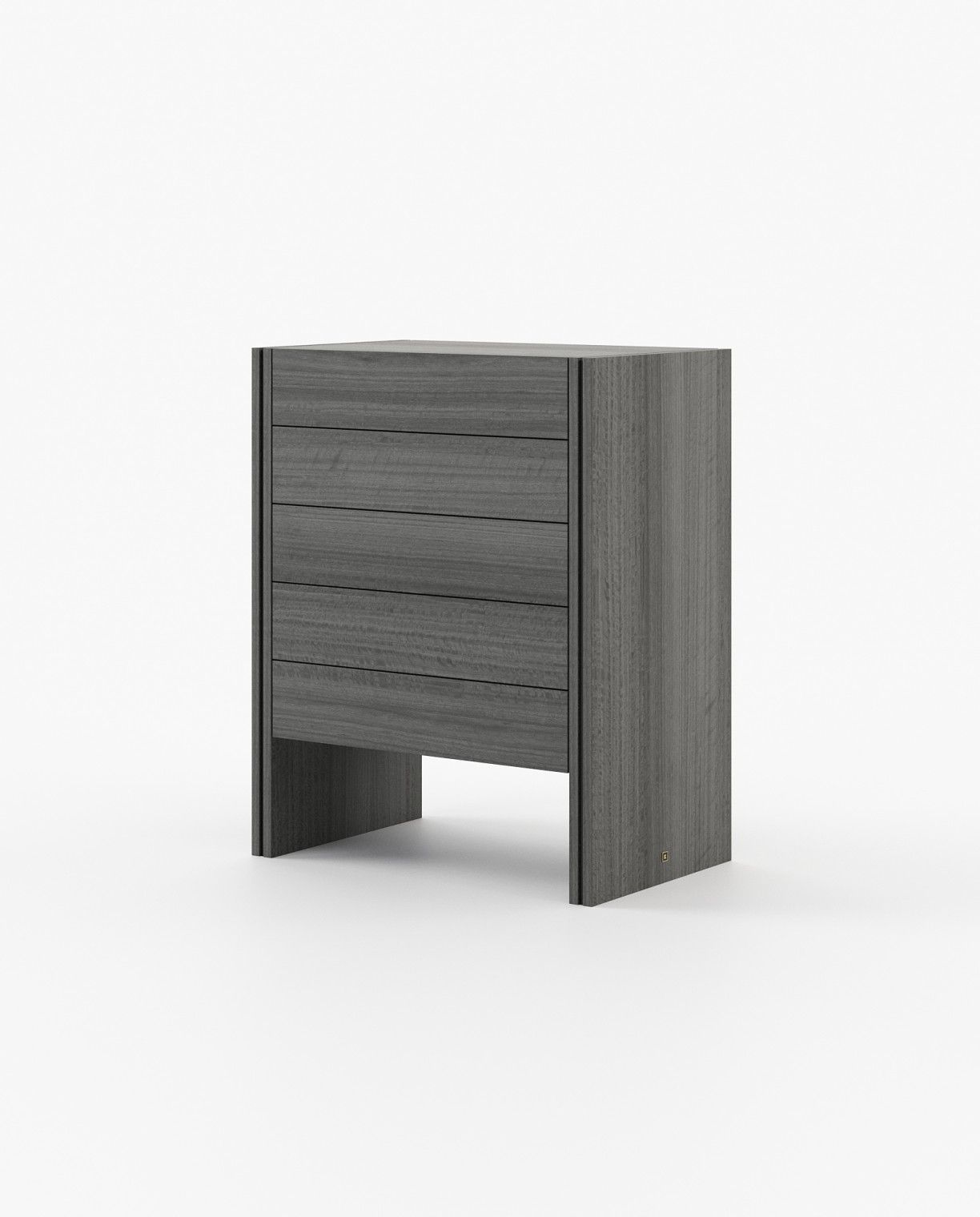 Laskasas MUCALA Tallboy Chest of Drawers Grey Eucalyptus Veneer Matte - Araco Interiors