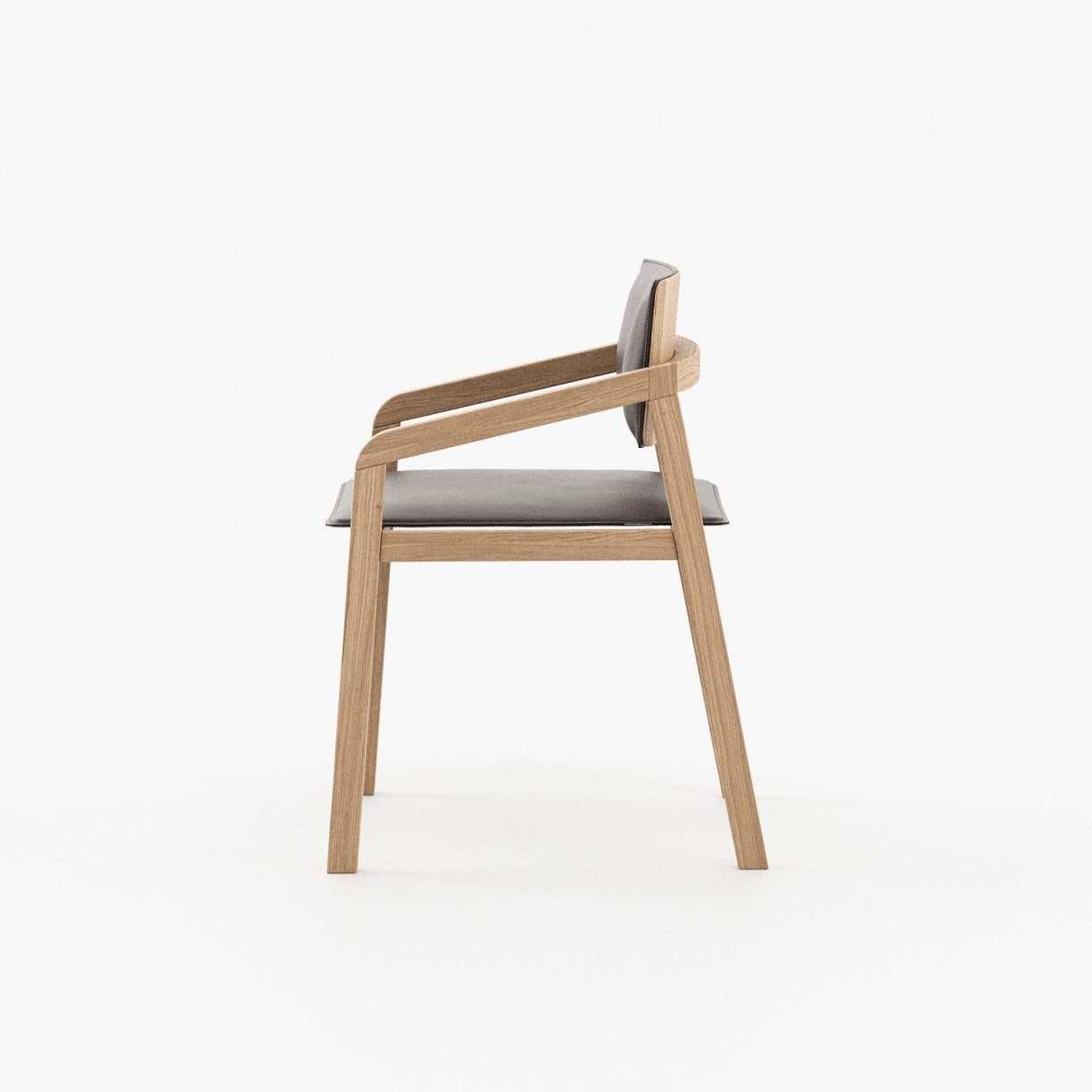 Laskasas MULL with arms Dining Chair & Bench Athens Dark Brown - Araco Interiors