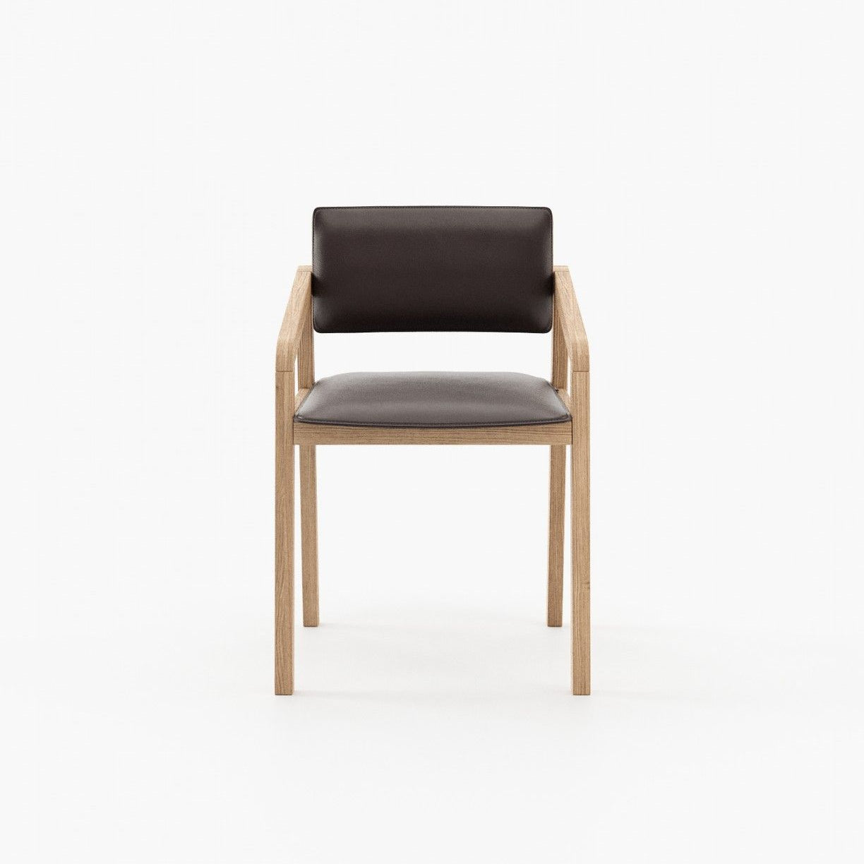 Laskasas MULL with arms Dining Chair & Bench Athens Dark Brown - Araco Interiors