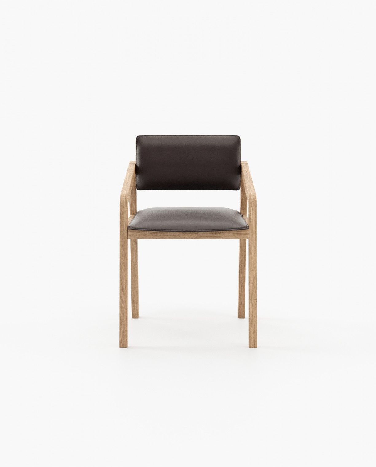 Laskasas MULL with arms Dining Chair & Bench Athens Dark Brown - Araco Interiors