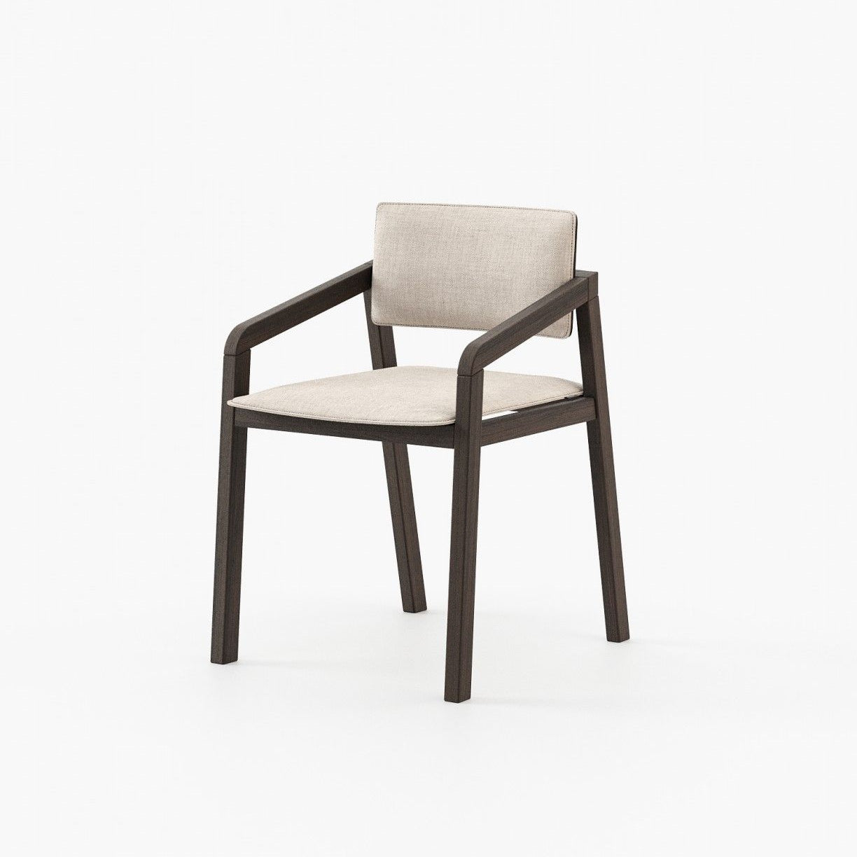 Laskasas MULL with arms Dining Chair & Bench Xangai White - Araco Interiors
