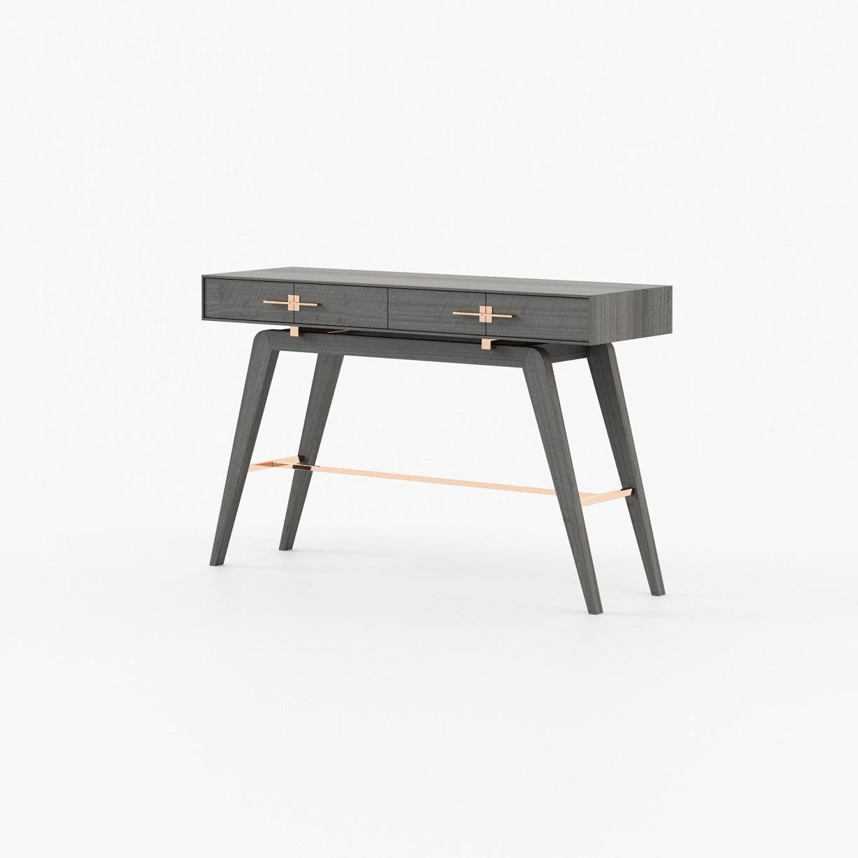 Laskasas NIELS Console Table Grey Eucalyptus Veneer Matte - Araco Interiors