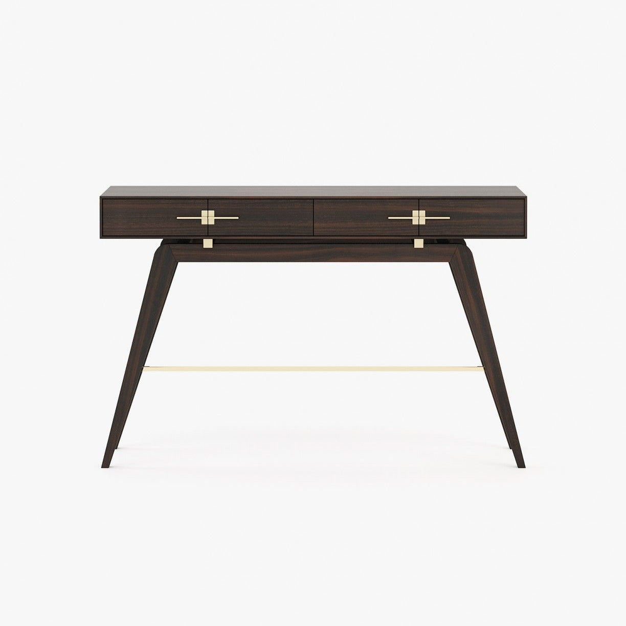 Laskasas NIELS Console Table Smoked Eucalyptus Veneer Matte - Araco Interiors