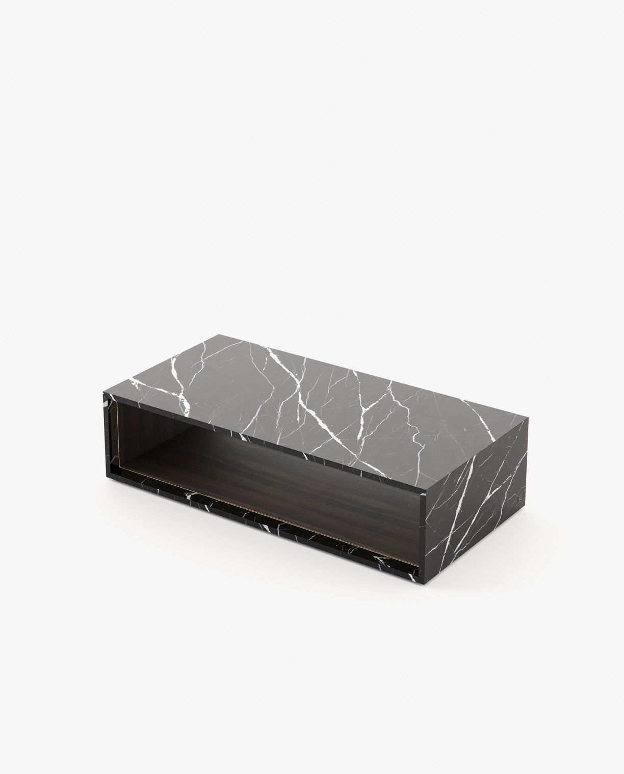 Laskasas NILO Coffee Table Nero Marquina Polished Marble - Araco Interiors