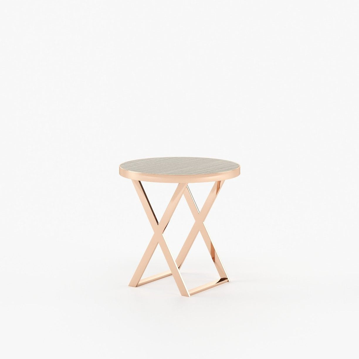 Laskasas NOTTINGHAM Nest & Side Table Aged Oak Veneer Matte - Araco Interiors