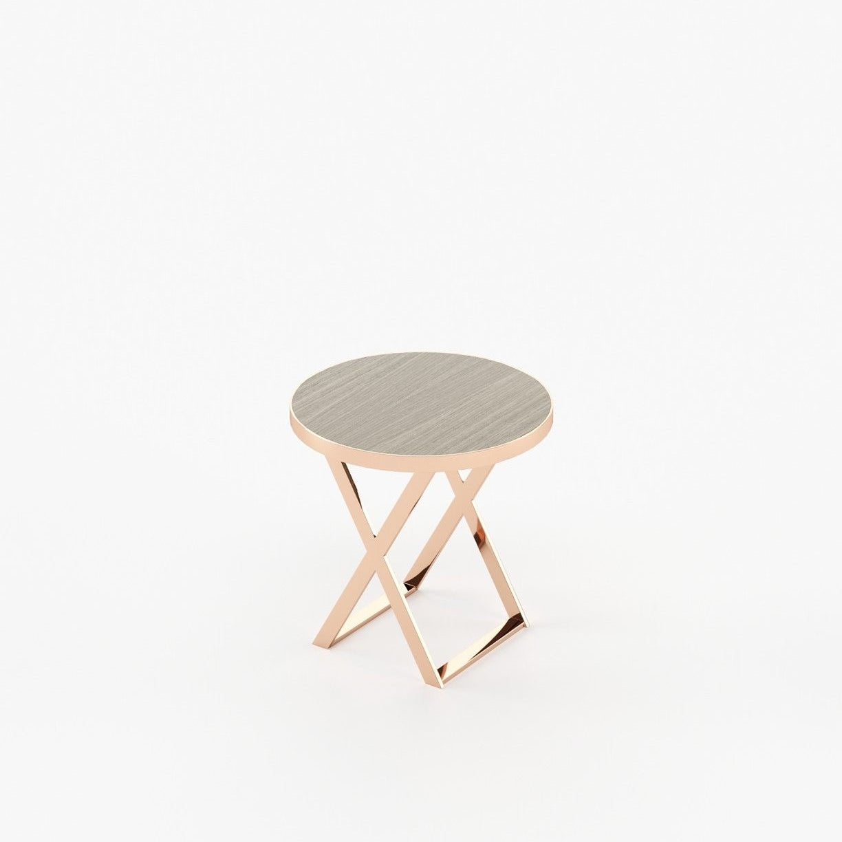 Laskasas NOTTINGHAM Nest & Side Table Aged Oak Veneer Matte - Araco Interiors