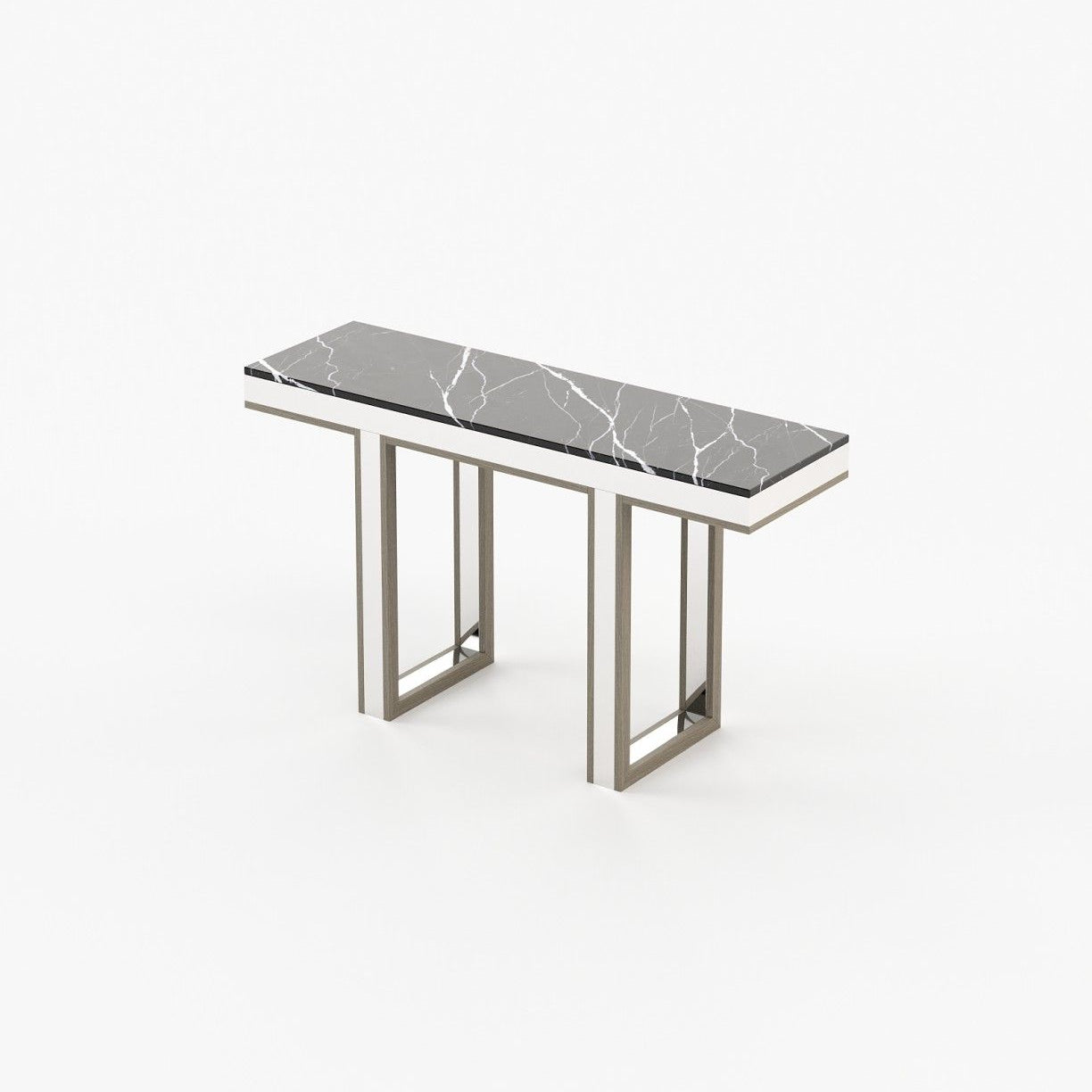 Laskasas PEARL Dining & Bar Table Aged Oak Veneer Matte - Araco Interiors