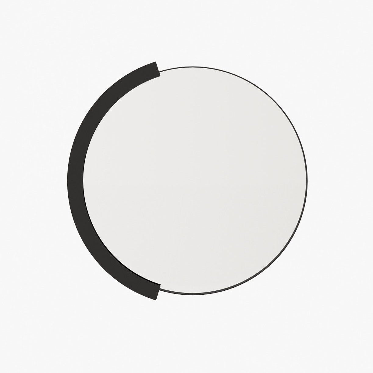 Laskasas PHILL Mirror Textured Black Iron - Araco Interiors