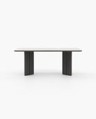 Laskasas PONZA Dining & Bar Table Grey Eucalyptus Veneer Matte - Araco Interiors