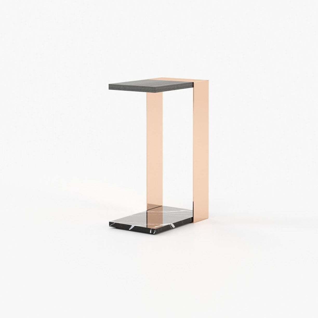 Laskasas POPPI Nest & Side Table Grey Eucalyptus Veneer Matte - Araco Interiors