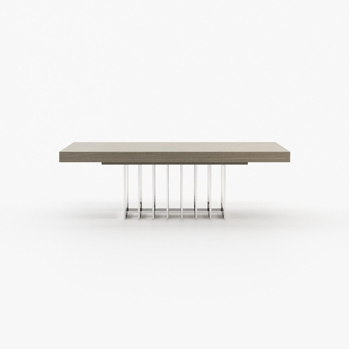 Laskasas PRESTIGE Dining & Bar Table Aged Oak Veneer Matte - Araco Interiors