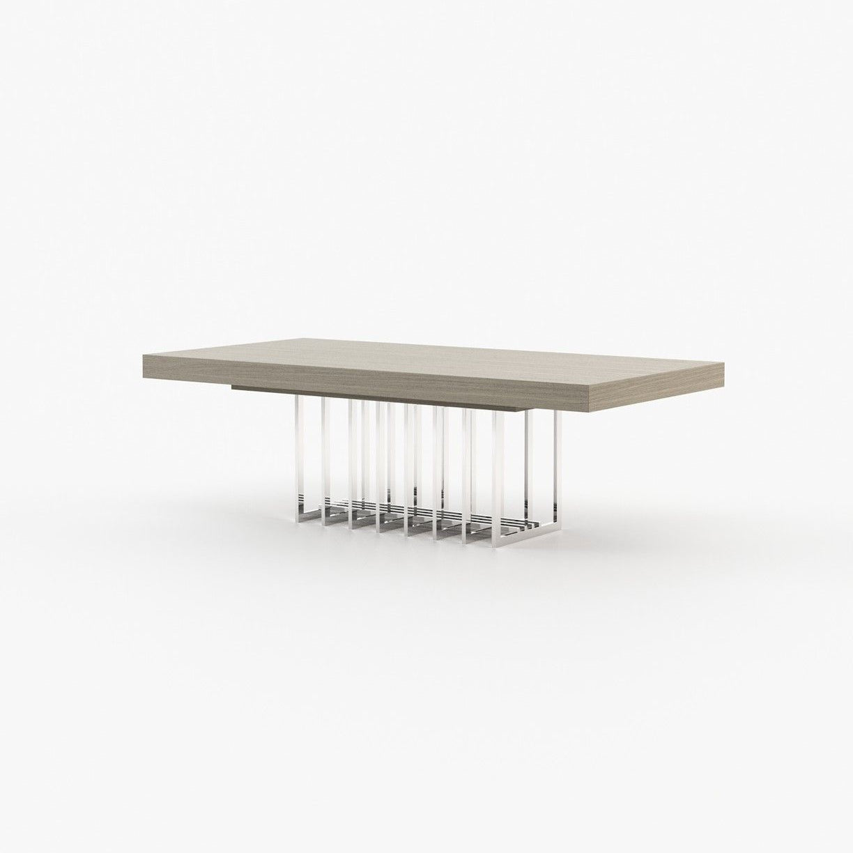 Laskasas PRESTIGE Dining & Bar Table Aged Oak Veneer Matte - Araco Interiors