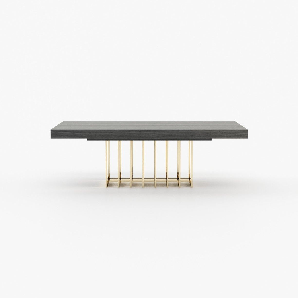 Laskasas PRESTIGE Dining & Bar Table Grey Eucalyptus Veneer Matte - Araco Interiors